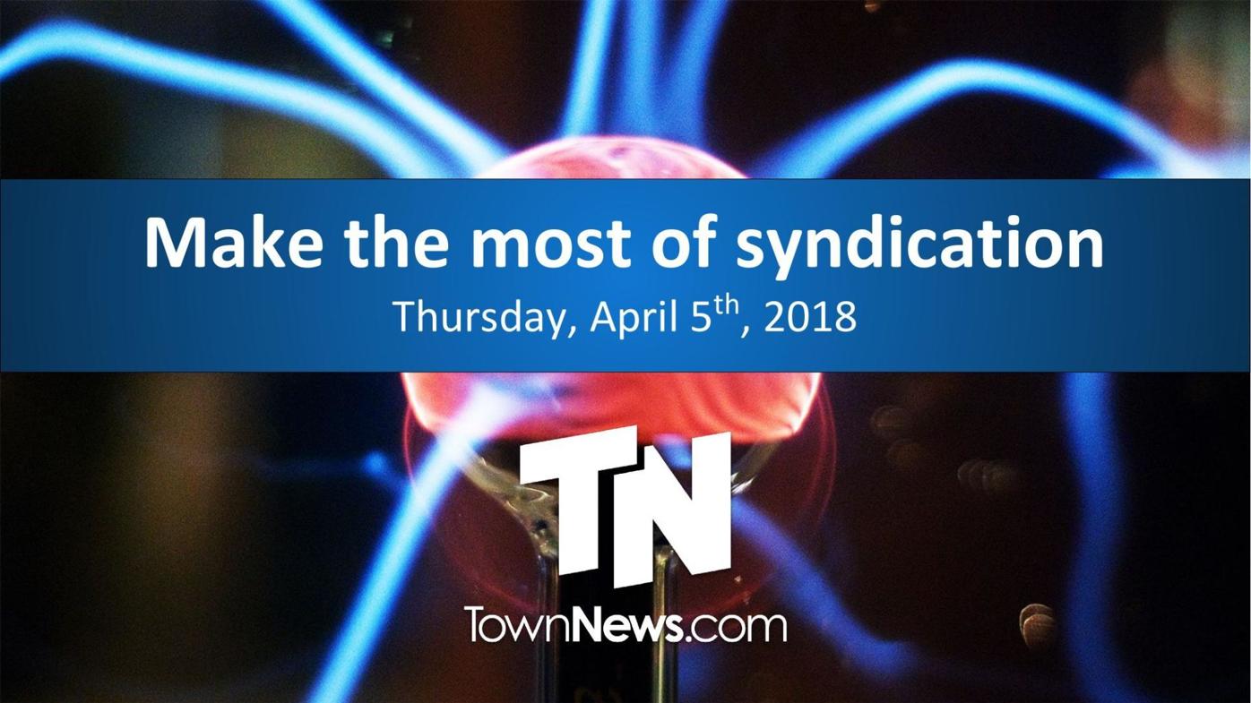 Webinar slide deck: Are you making the most of syndication?