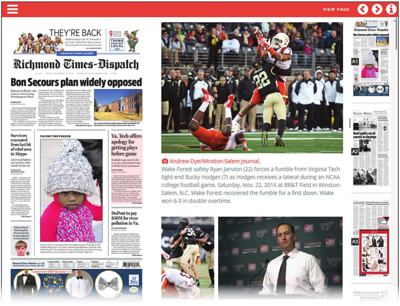 Live e-Edition Screenshot