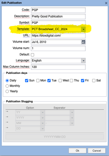 Default Template for Publication