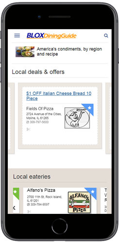 BLOX Dining Guide graphic