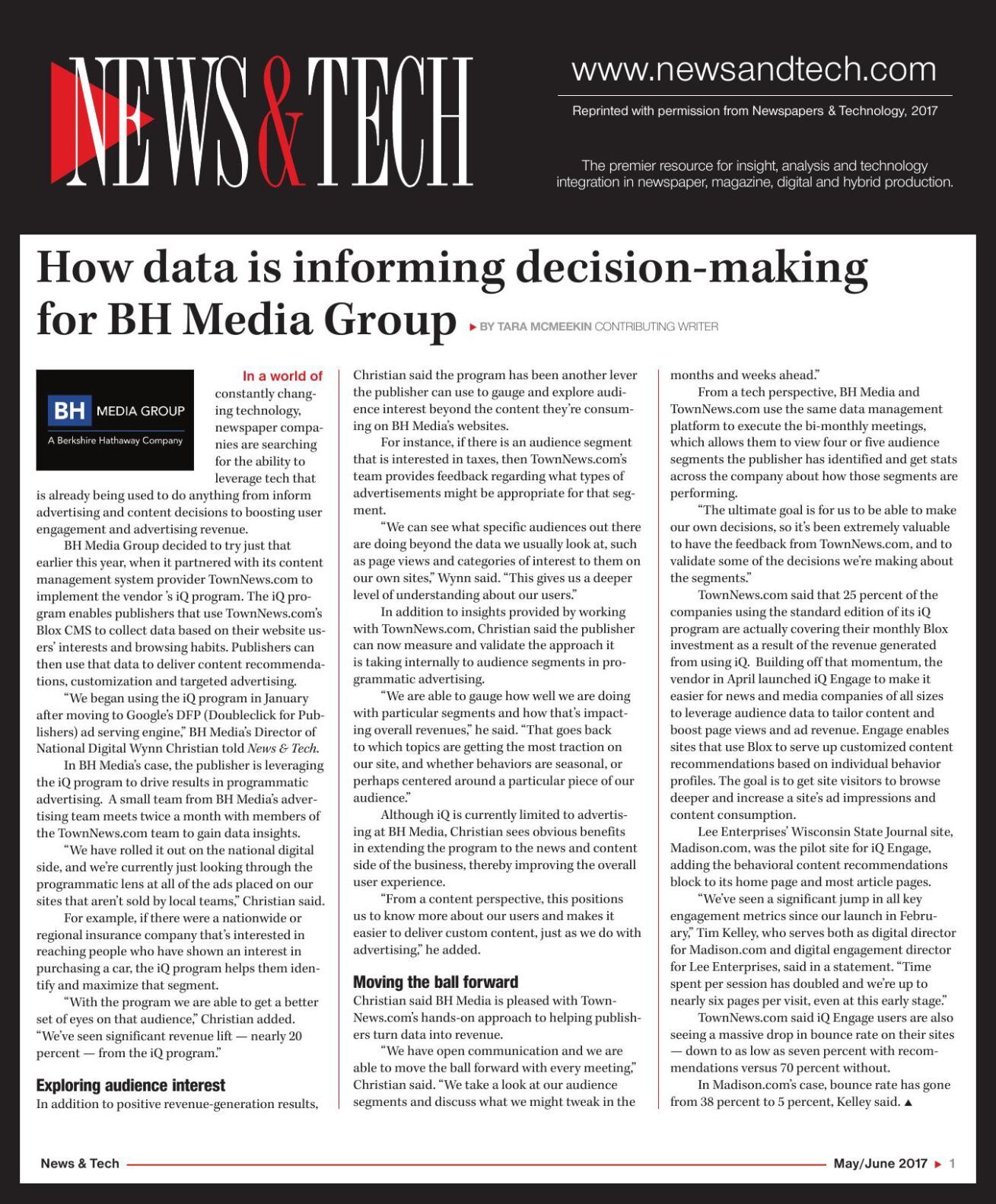 News & Tech: How data is informing decision-making for BH Media Group