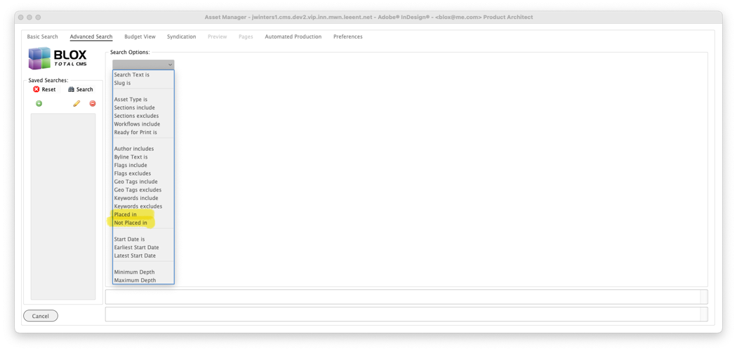 3938 Advance Search Options including Placed and Not Placed.png
