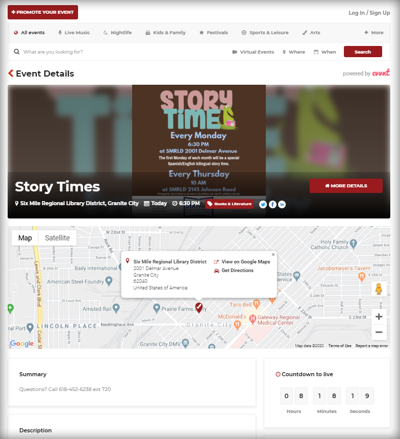 Evvnt STL Screenshot