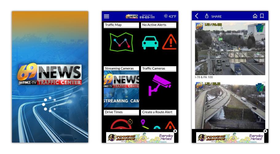 WFMZ 69News Traffic app A