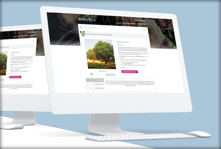 Tribute Store: Memorial Tree program