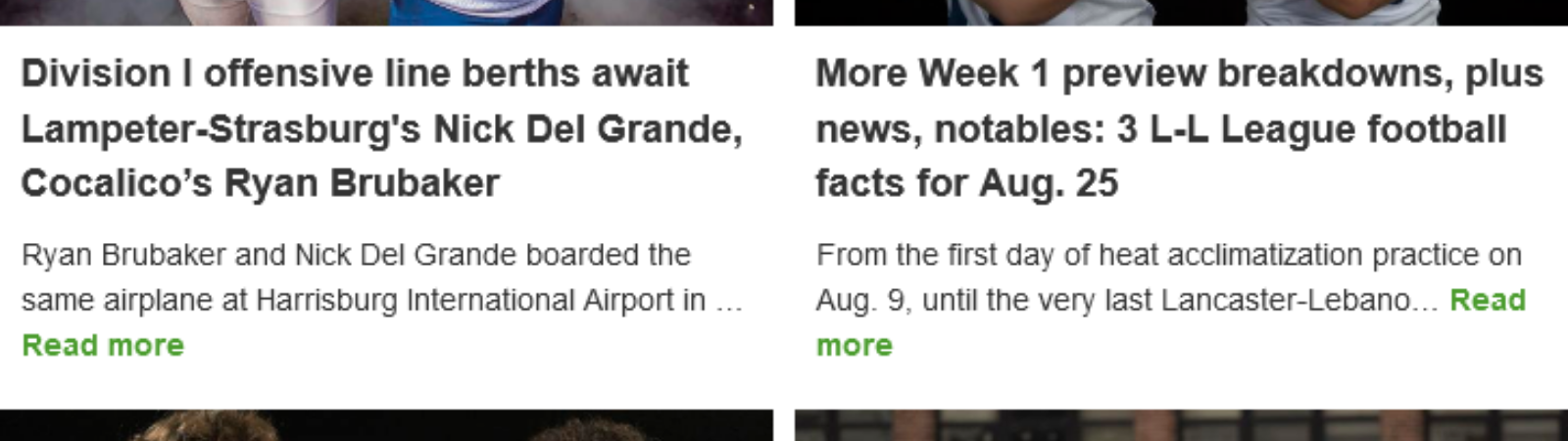 5. Use brief descriptions with links