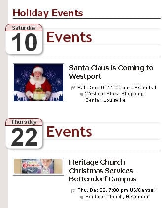 Holiday Events