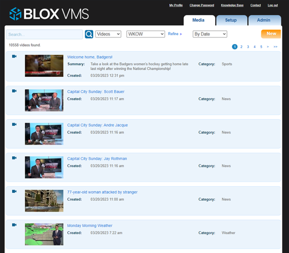 Allen Media Broadcasting uploads