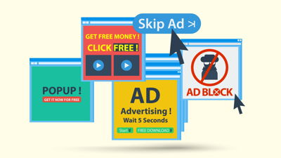Annoying ads graphic
