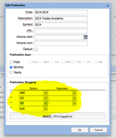Custom Slugging for a Publication
