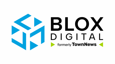 BLOX Digital (formerly TownNews) horizontal, white logo