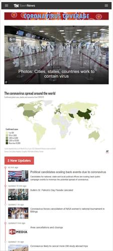 Coronavirus coverage image