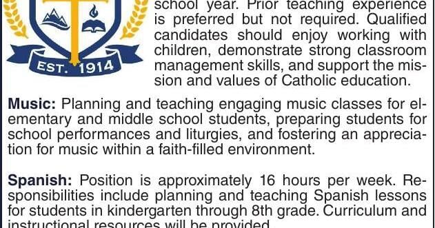 Music & Spanish Teachers