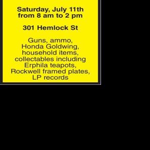 MANHATTAN GARAGE SALE Saturday,