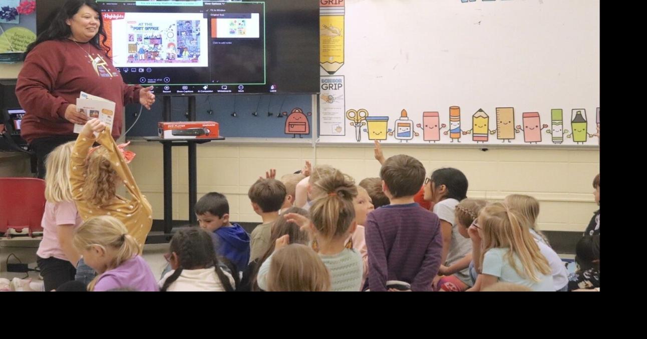 Highland Park kindergartners win Crayola contest, meet with Highlights editors