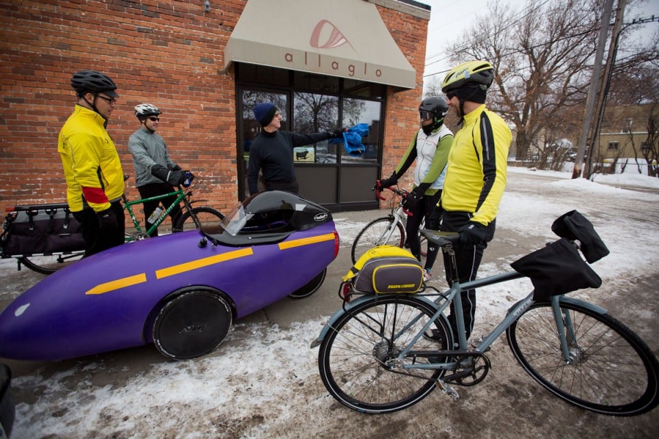 Recumbent bike with discount shell