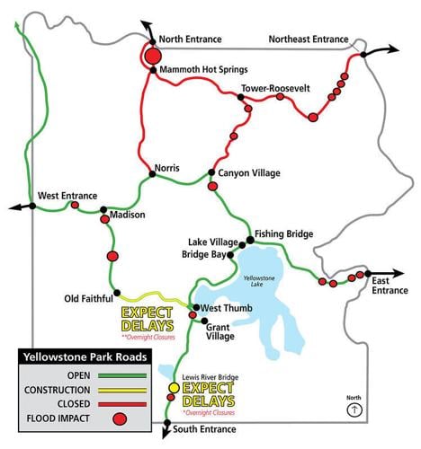 Yellowstone Lodging Map - Find Where to Stay When Visiting Yellowstone