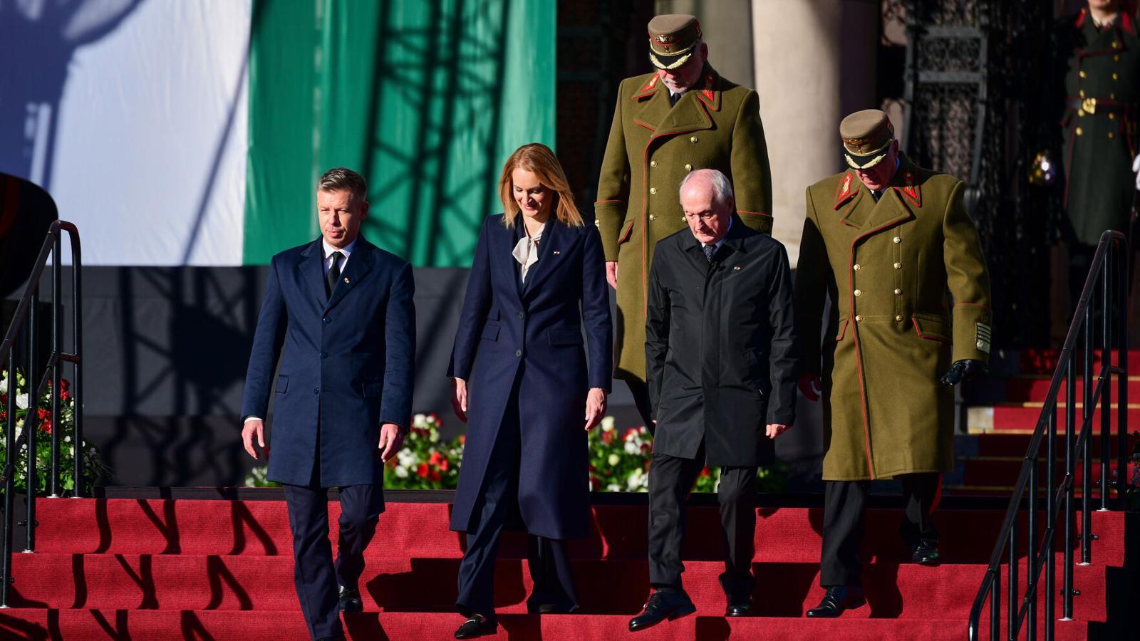Six Flags Vip European leaders join Hungary’s 1956 revolution commemoration as Magyar ...
