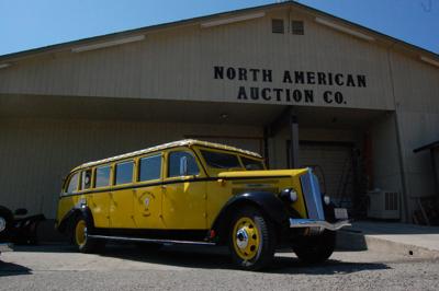 yellowstone touring bus auction bozemandailychronicle historic national park 1936 getting found north sold