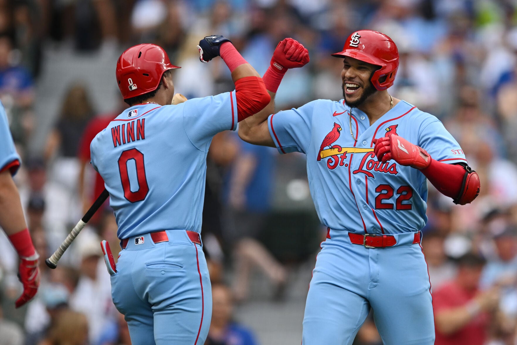 Joshua Báez of the Cardinals hits 3 homers in his first 3 at-bats in a historic major league debut