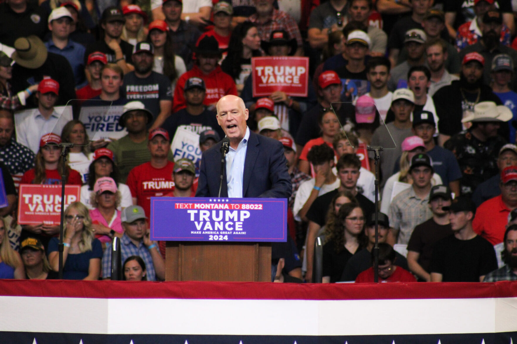 Montana Gov. Gianforte dined Thursday with President-elect Trump at Mar ...