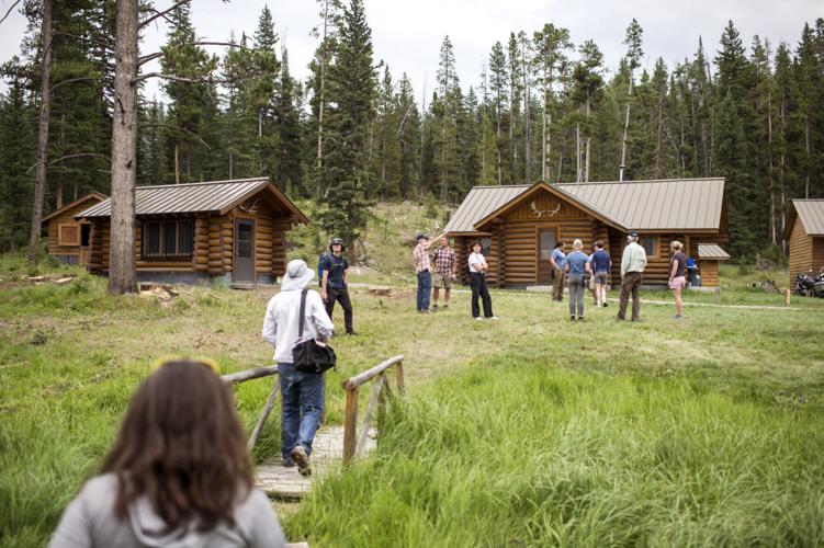 Crosscut nearly finished with work at Trapper's Cabin Ranch south of