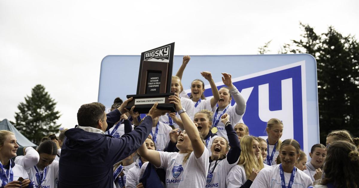 The Big Sky Conference selected the women's track and field squad from Montana State University as its top performing team for the month of May.