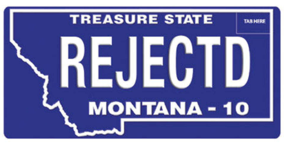 REJECTD The 4,000 platefuls of poetic license too crude and crass for Montana officials State bozemandailychronicle
