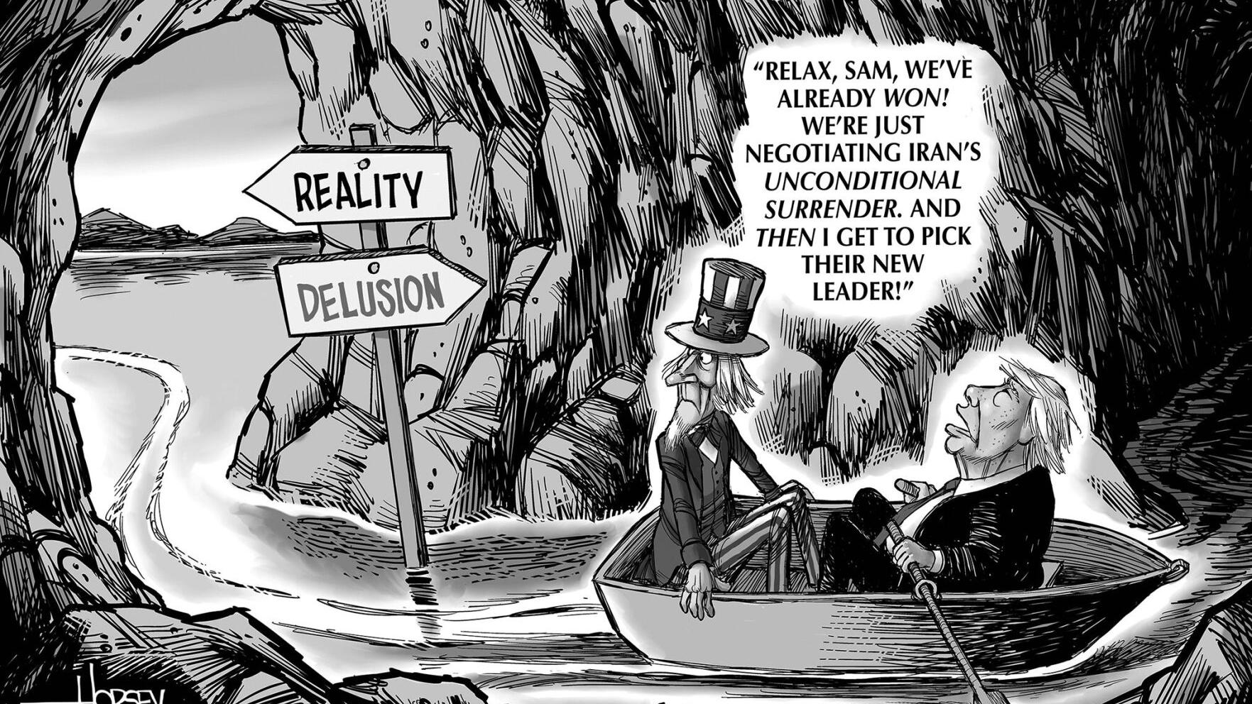 Editorial cartoon for April 1, 2026