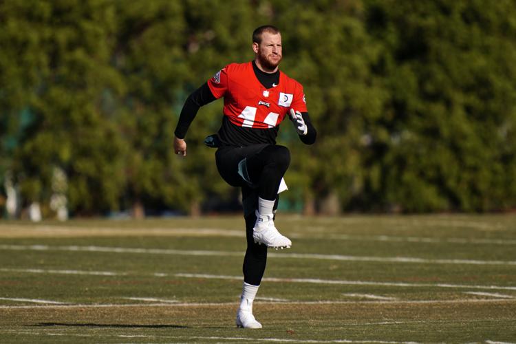 Philadelphia Eagles LOOK: Carson Wentz Workout Photo of 3