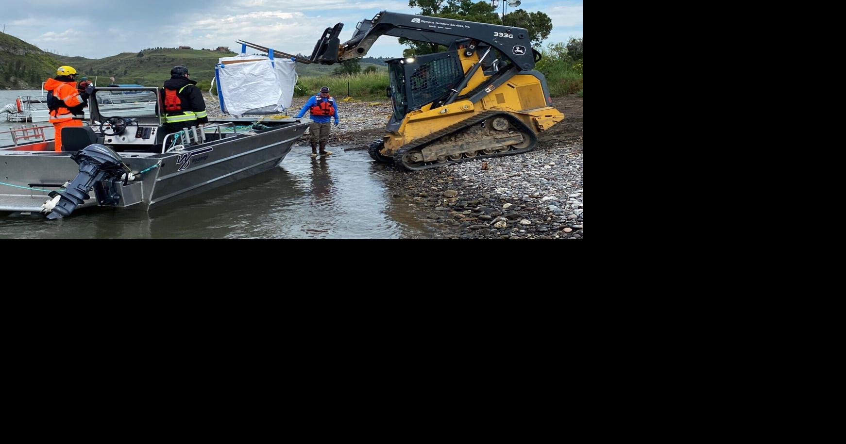 EPA estimates asphalt spill in Yellowstone River at 500k lbs ...