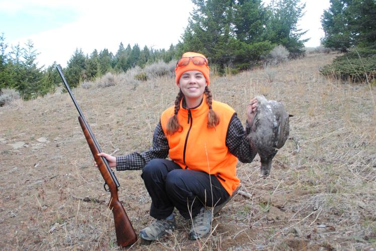 Giving it a shot Satisfaction after a day of grouse hunting near