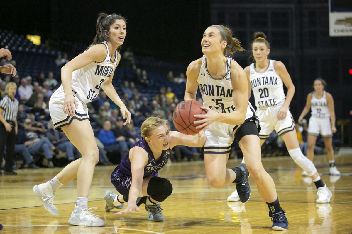Six Score In Double Figures Bobcat Women Take Down Idaho State