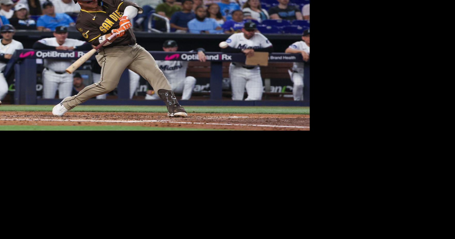 France's three RBIs power Padres past Marlins 7-2, extending losing streak to 11