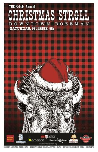 Bozeman Christmas Stroll Poster 2022 Downtown Bozeman Association Names Christmas Stroll Poster Winner | News |  Bozemandailychronicle.com