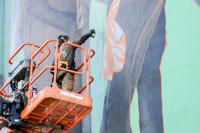 View Capped cans: Wind was the enemy, Glendive the inspiration as towering mural nears completion