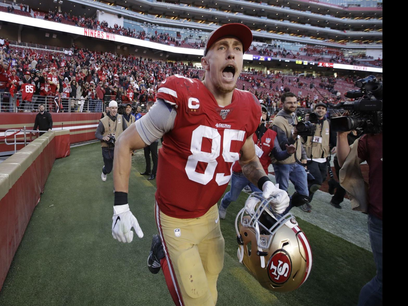 Prolific 49ers TE Kittle takes great joy in run blocking