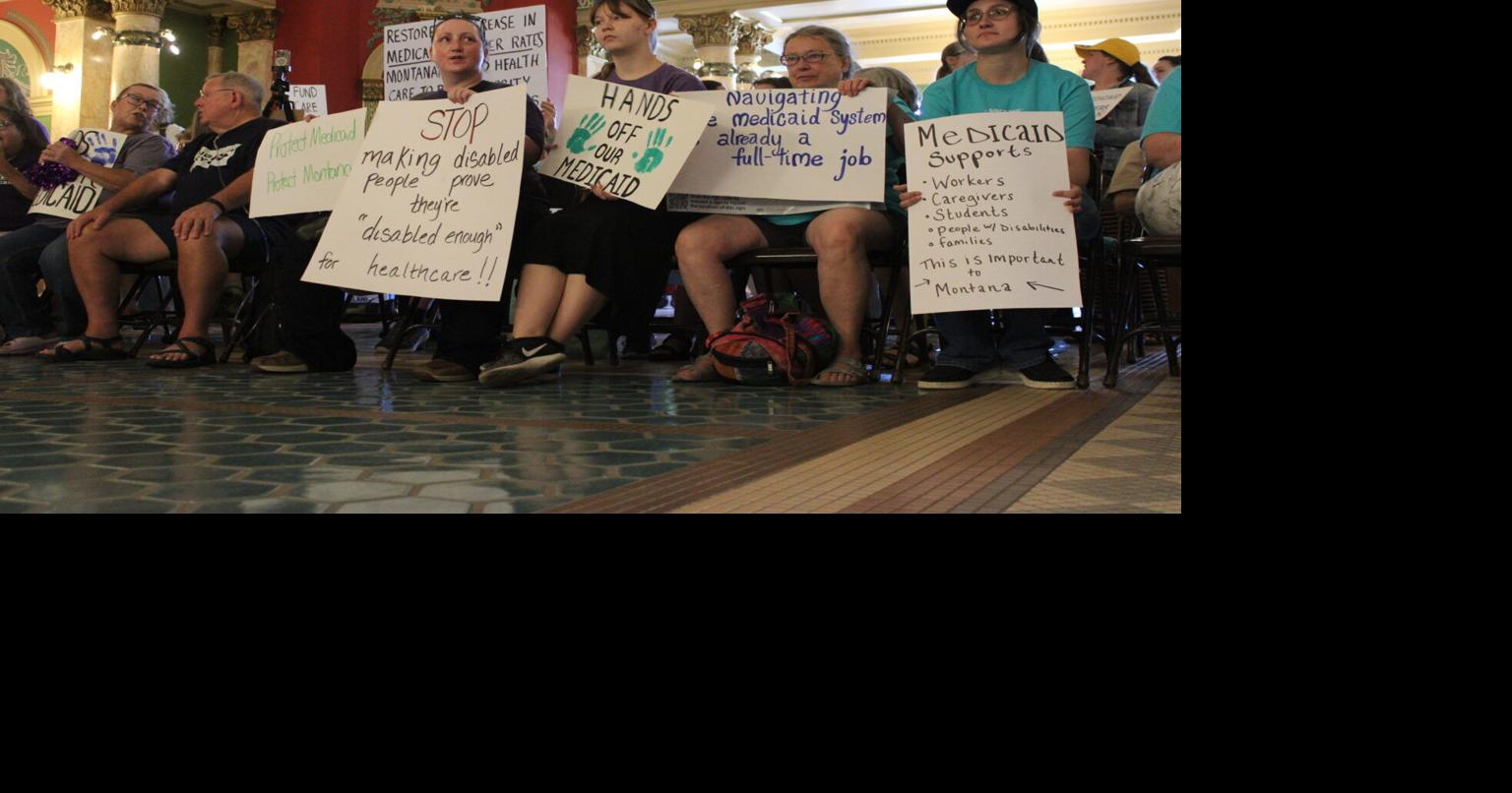 More than a hundred protest new Medicaid rules at Capitol