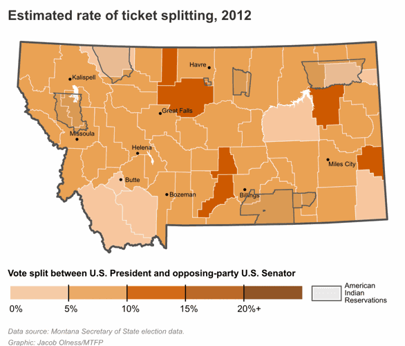 Split decisions: How has voter ticket-splitting changed in Montana ...