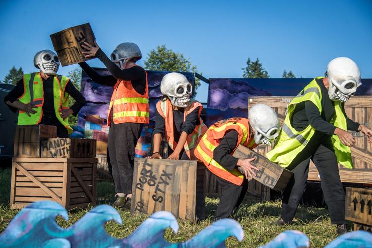 'Dreamy and mythological': String and Shadow performance takes giant ...