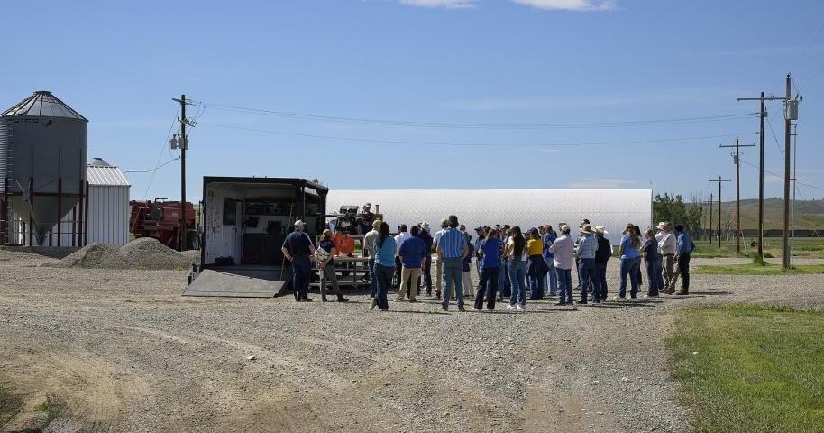 Montana State University bus tour visits southeast Montana communities