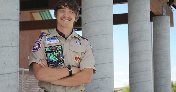 ‘Bursts of Hope’: Belgrade's Ethan Bellcock finishes challenging Eagle Scout project