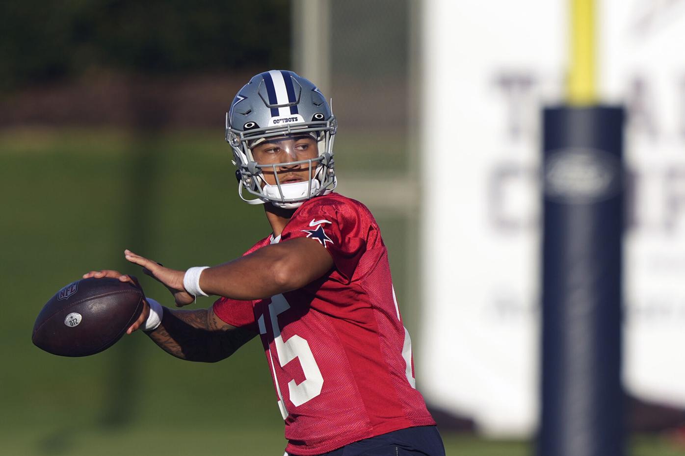Trey Lance starts over at 'square zero' with Cowboys after QB's trade from  49ers - The San Diego Union-Tribune