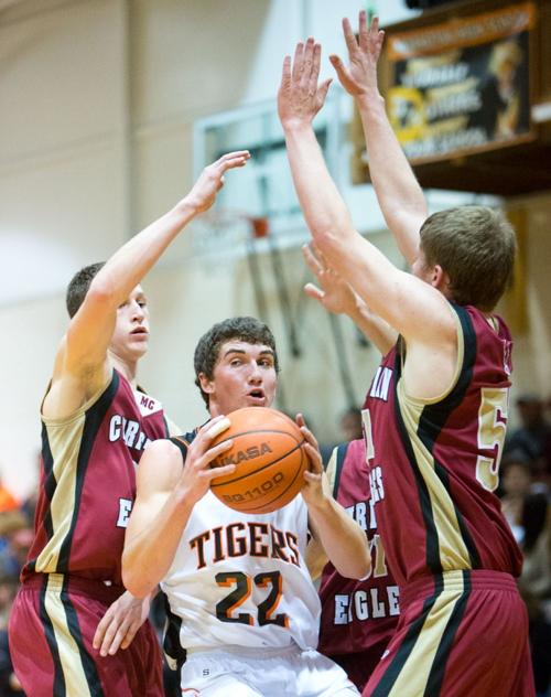 High School Boys Basketball Manhattan Christian Vs Manhattan
