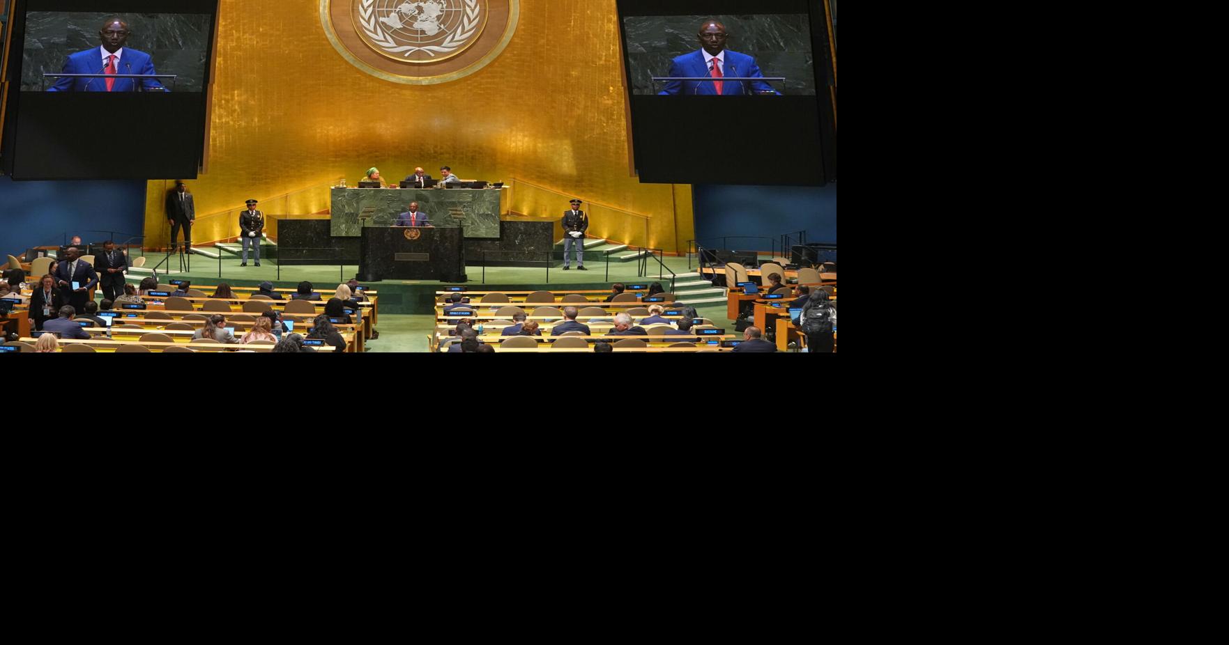 African leaders press U.N. for Security Council reform; Kenyan President William Ruto says "the equality proclaimed in this assembly ends at the doors of the security council"