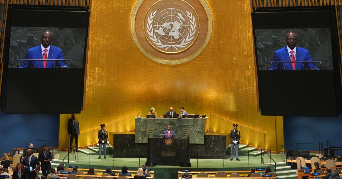 African leaders press U.N. for Security Council reform; Kenyan President William Ruto says "the equality proclaimed in this assembly ends at the doors of the security council"