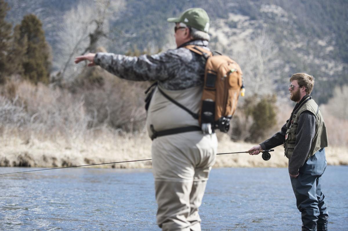 Flies and fun Group takes veterans fly fishing Environment