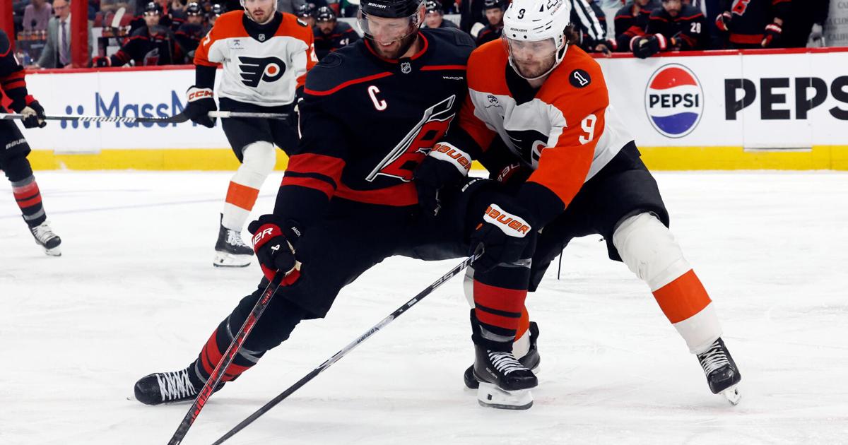 Jarvis' score forces OT in Game 2 of Flyers-Hurricanes 2nd-round series ...