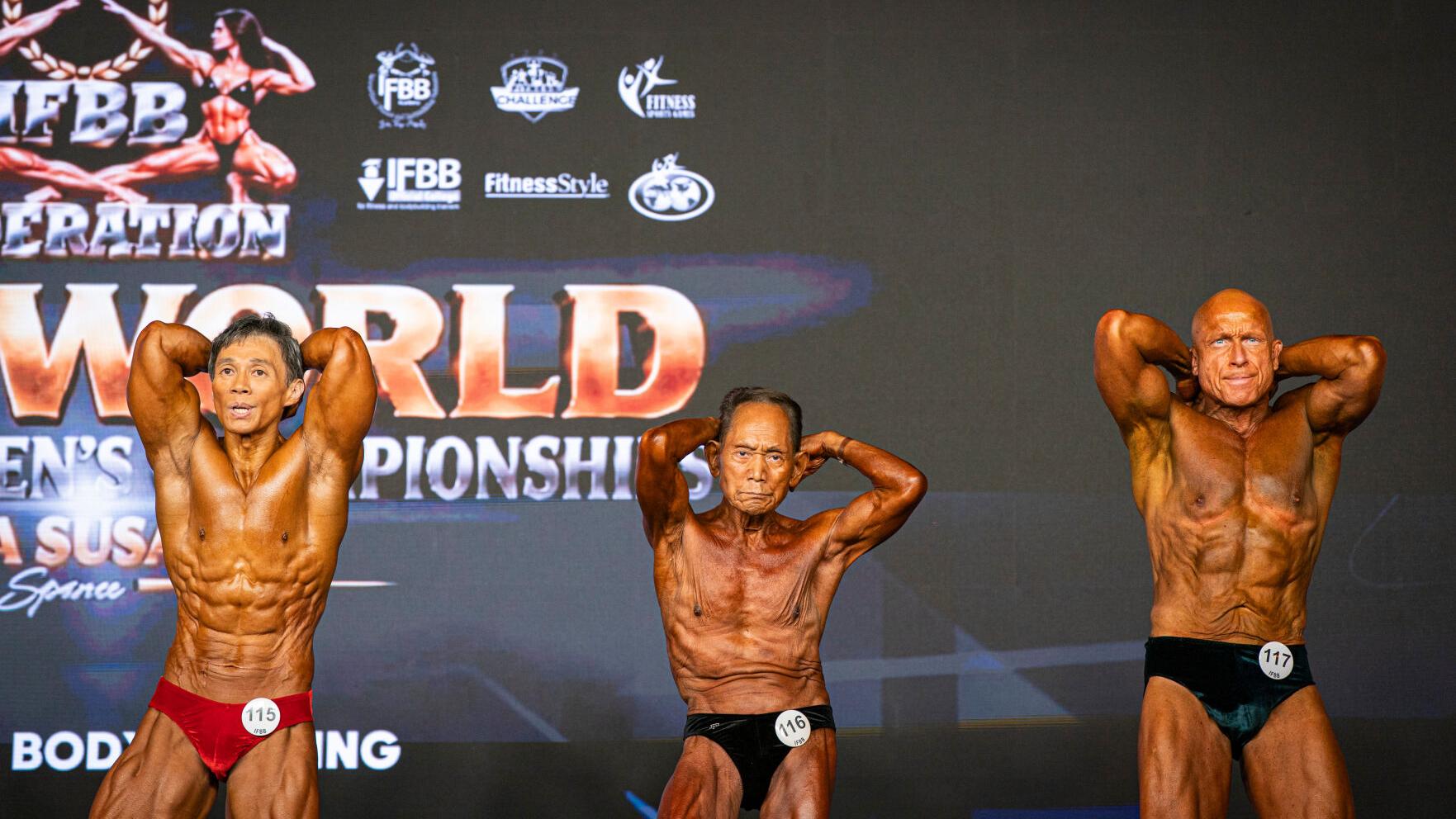 At 90, Japanese bodybuilder is still competing, in photos
