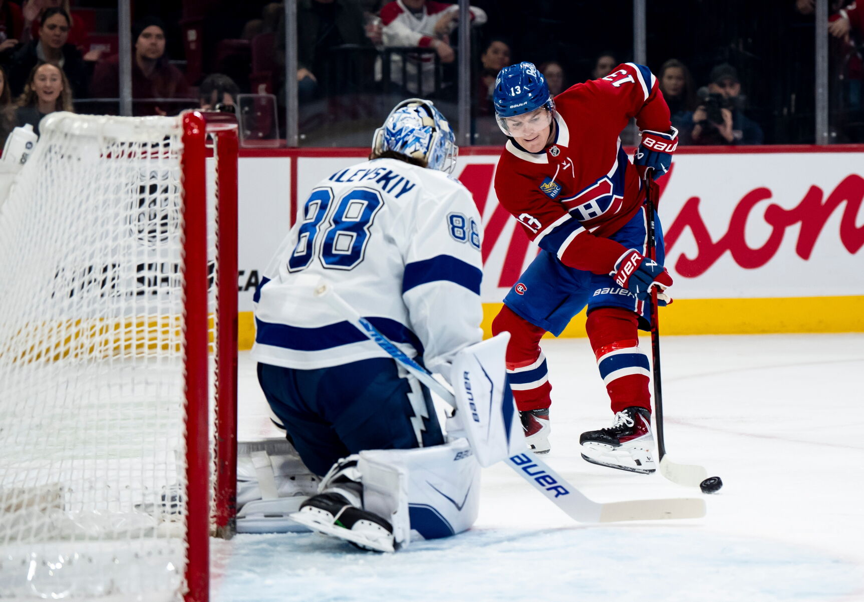 Cole Caufield becomes the 1st Montreal Canadiens player to score 50 ...
